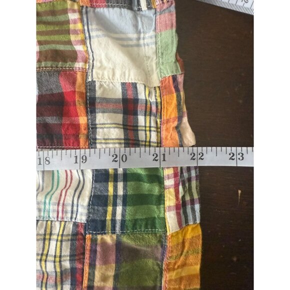 Crewcuts by J. Crew Girls' Patchwork Sleeveless 100% Cotton Dress Sz M 4-5 FLAW - Picture 13 of 15